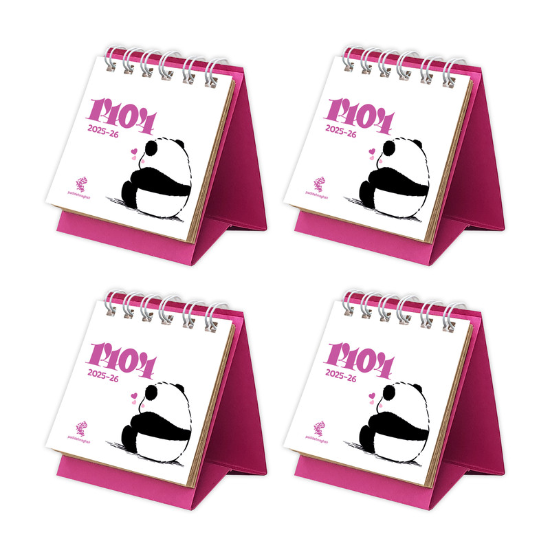 تقویم رومیزی سال 1404 پدیده نقش مدل tiny پاندا بسته 4 عددی کد 1421