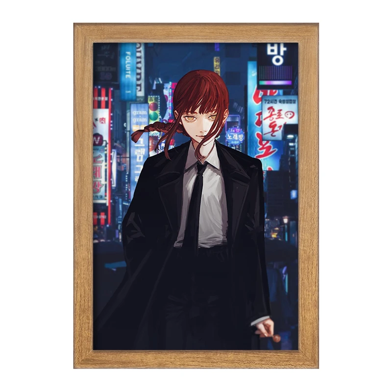 تابلو خندالو مدل ماکیما انیمه مرد اره ای Chainsaw Man  کد 17936