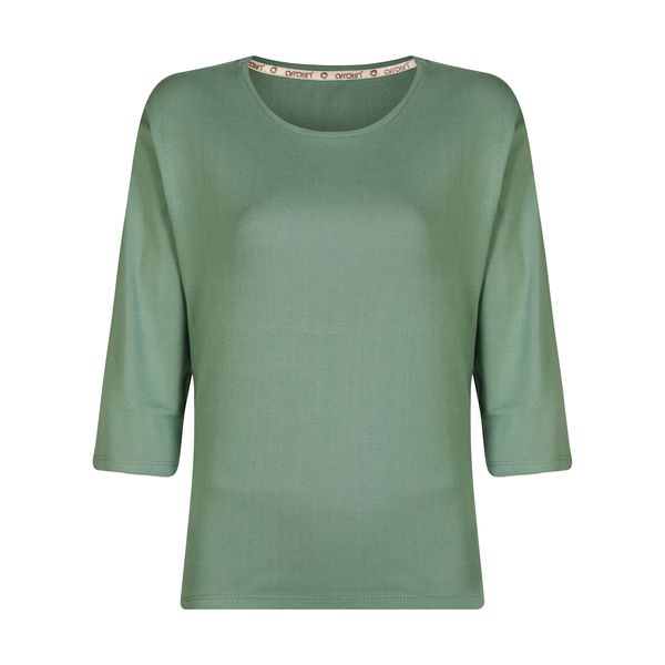 بلوز آستین سه ربع زنانه افراتین مدل 7577 رنگ سبز