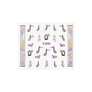استیکر طراحی ناخن مدل XJ092