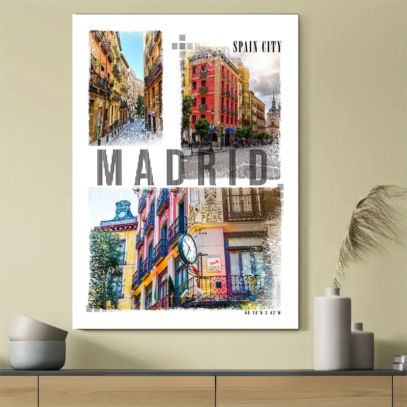 تابلو شاسی مدل شهر مادرید اسپانیا