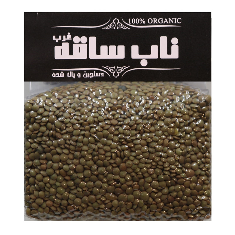 عدس ریز ناب ساقه غرب - 500 گرم