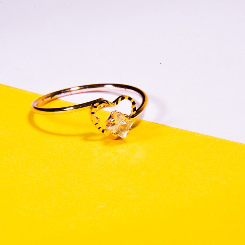 بند انگشتی زنانه طرح قلب کد RKH_685