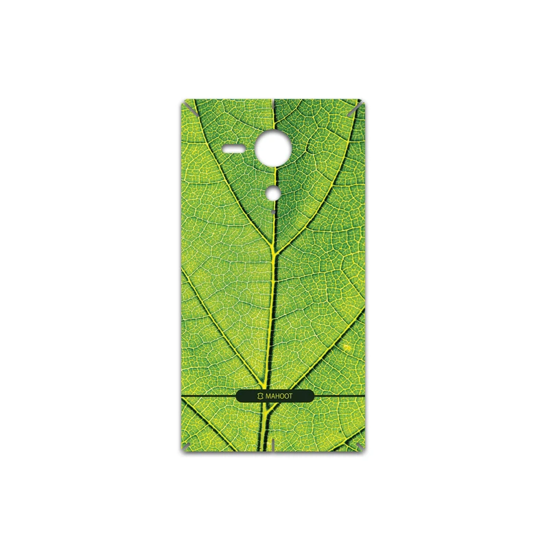 برچسب پوششی ماهوت مدل Leaf-Texture مناسب برای گوشی موبایل سونی Xperia SP