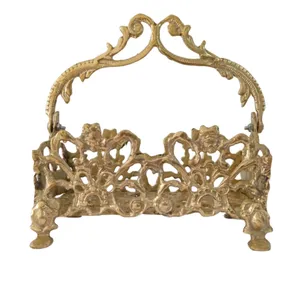 جای قاشق و چنگالی برنجی مدل Sjga13 طرح دسته دار