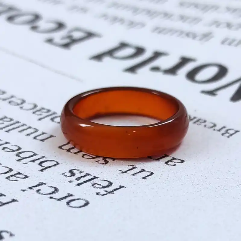 انگشتر زنانه سلین کالا مدل عقیق سنگ ماه تولد آبان و فروردین Mps