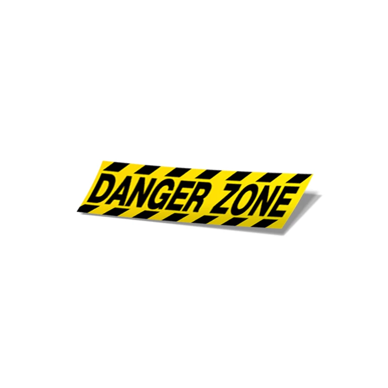 استیکر تزئینی موبایل و تبلت لولو مدل منطقه خطر DANGER ZONE کد 590