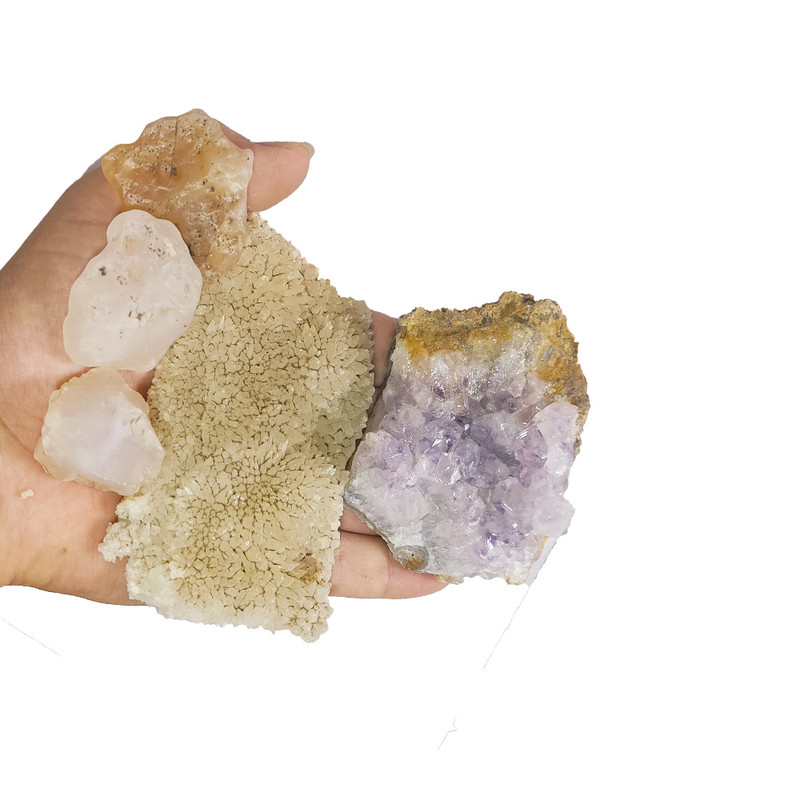 سنگ راف مدل هفت چاکرا کد z 3 مجموعه 18 عددی