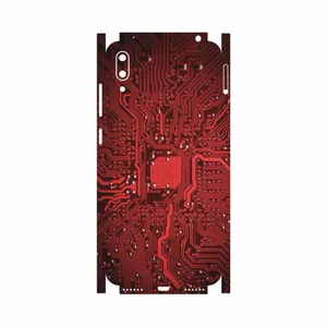 MAHOOT Red Printed Circuit Board-FullSkin Cover Sticker for Huawei Y7 Pro 2019