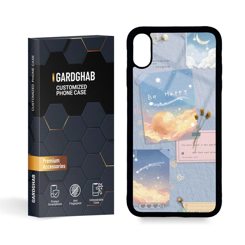 کاور گارد قاب مدل پشت گلس فانتزی مناسب برای گوشی موبایل اپل iPhone Xs MAX