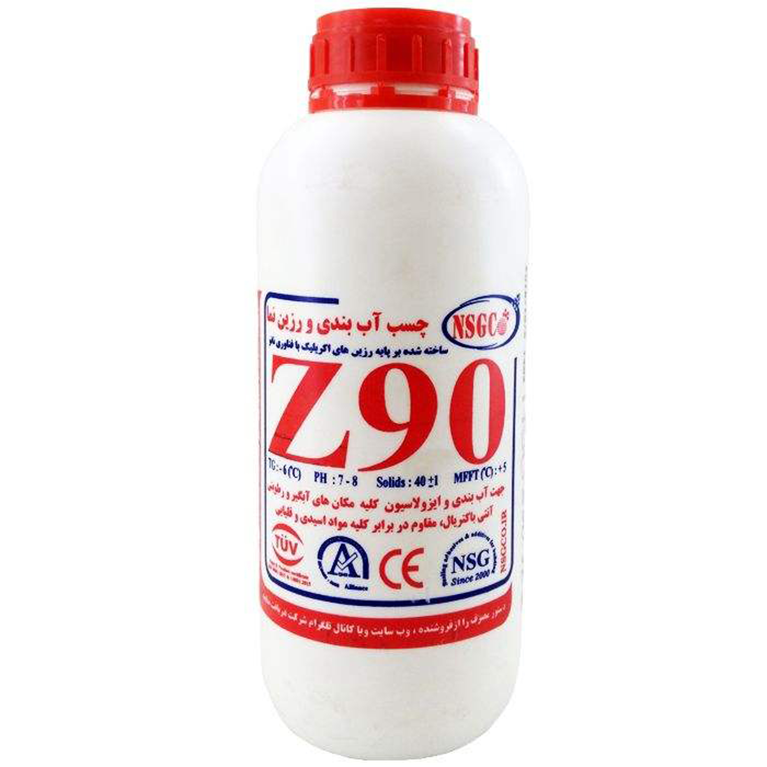 چسب آب بندی و رزین نما ان اس جی مدل Z90 حجم 1000 میلی لیتر