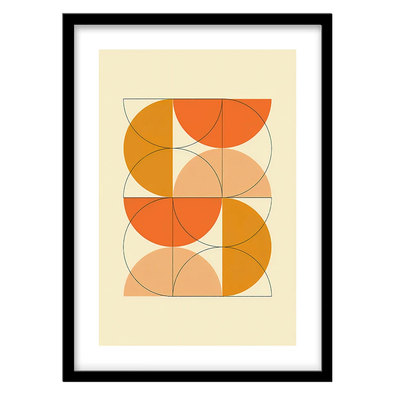 تابلو دکوراتیو فورنیمو مدل Abstract Geometric کد 0522B