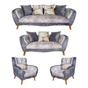 مبل راحتی 7 نفره دکورابو مدل رویال کد 0381