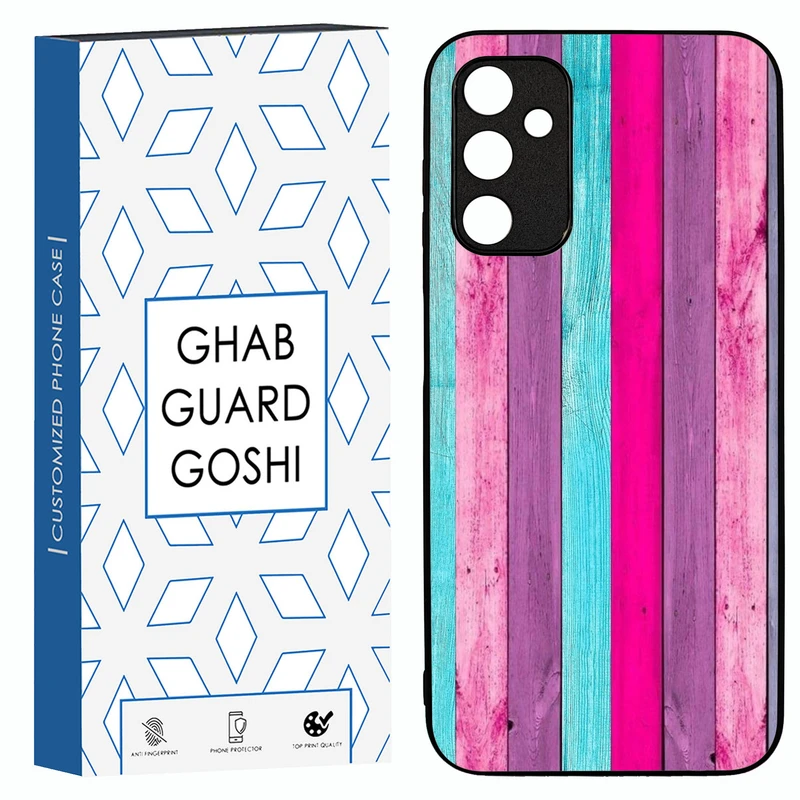 کاور قاب گارد گوشی طرح چوب رنگی کد TPU-253 مناسب برای گوشی موبایل سامسونگ Galaxy A14