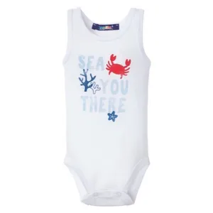 بادی آستین کوتاه نوزادی لوپیلو مدل Jan