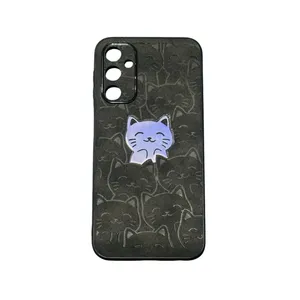 کاور طرح گربه فانتزی کد 5878 مناسب  برای گوشی موبایل سامسونگ Galaxy A54