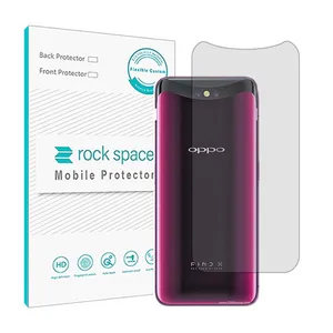Transparent Rockspace HyGEL phone back protector suitable for Oppo find x mobile phone