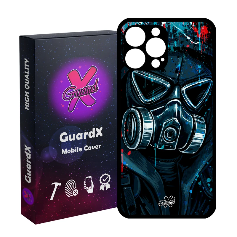 کاور گارد ایکس طرح Mask مدل Glass10170 مناسب برای گوشی موبایل اپل iPhone 13 Pro Max