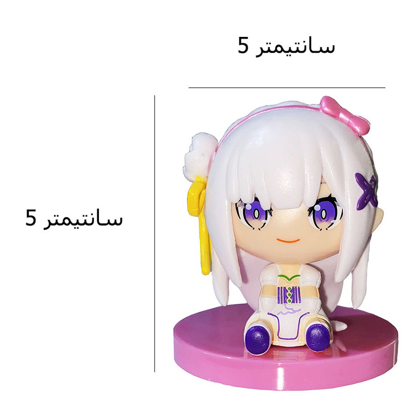 اکشن فیگور مدل انیمه ریزیرو طرح رم کد 08