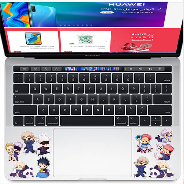 استیکر تزئینی موبایل و تبلت راتیانا مدل جوجیتسو 01 بسته 10 عددی