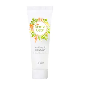 ژل ضدعفونی کننده دست درماکلین مدل antiseptic حجم 50 میلی لیتر مجموعه 6 عددی