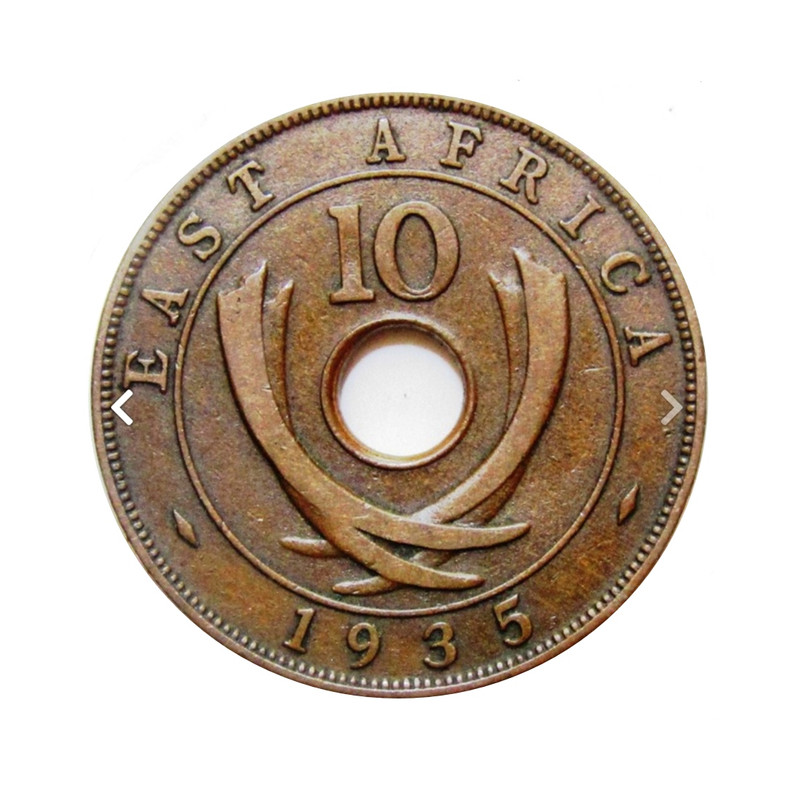 سکه تزیینی طرح کشور آفریقای شرقی مدل 10سنت