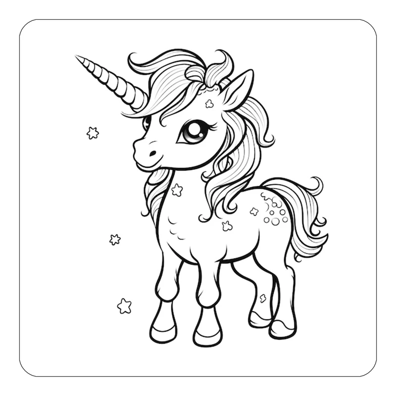 مگنت کاکتی طرح اسب تک شاخ و یونیکورن مدل mp33109