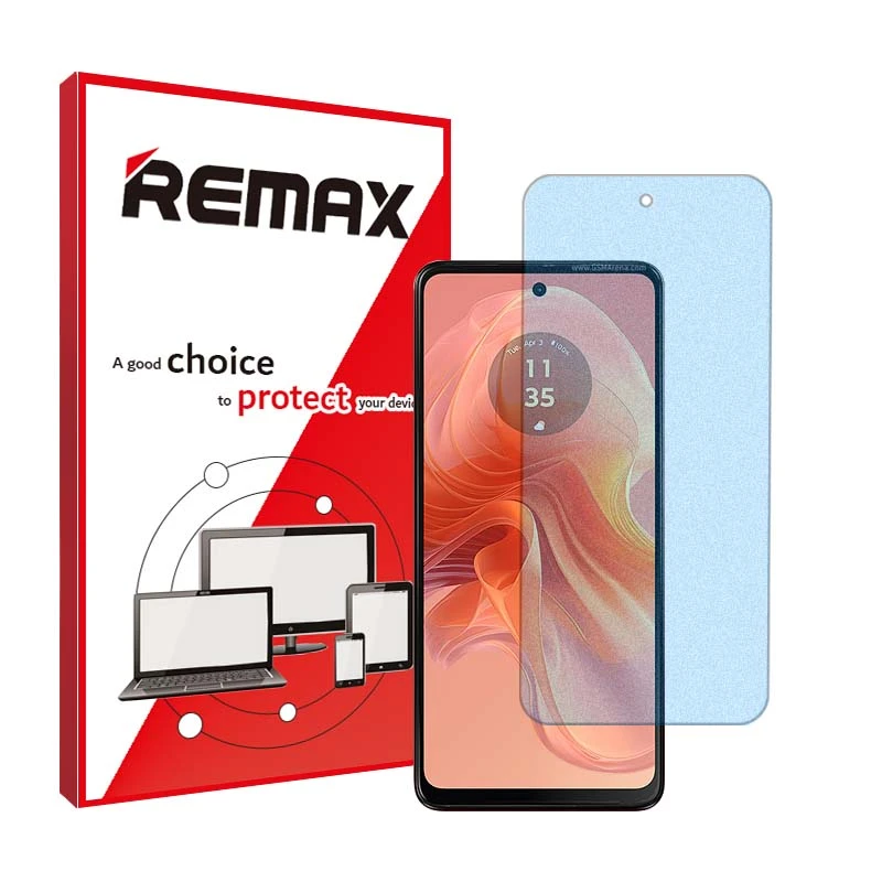 محافظ صفحه نمایش مات ضد اشعه آبی ریمکس مدل HyMBLU مناسب برای گوشی موبایل موتورولا Moto G04