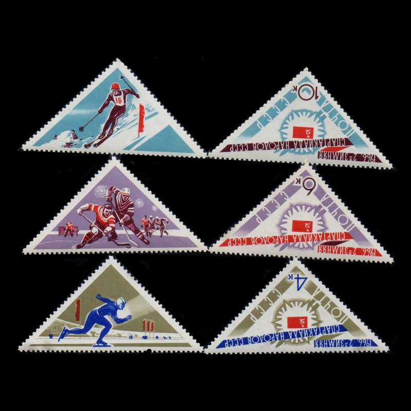 تمبر یادگاری مدل کشور روسیه مجموعه 6 عددی