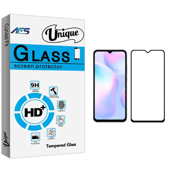محافظ صفحه نمایش ای اف اس مدل Unique Glass مناسب برای گوشی موبایل شیائومی Redmi 9A