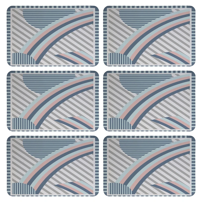 زیربشقابی طرح کلاسیک کد 9261 بسته 6 عددی 