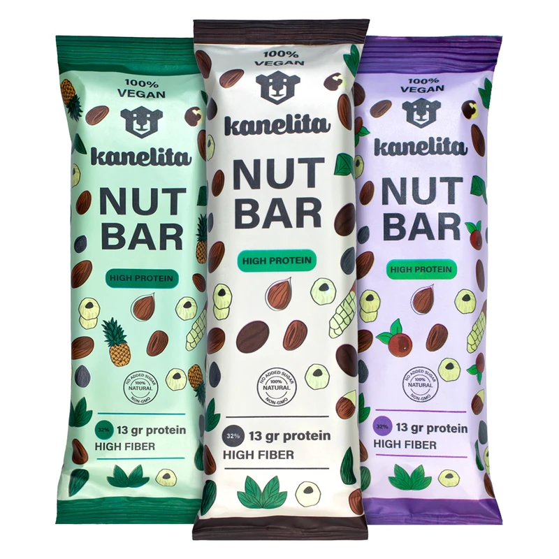 بسته میکس 3 عددی نات بار قهوه - 40 گرم کنلیتا و نات بار بری - 40 گرم کنلیتا و نات بار استوایی - 40 گرم کنلیتا 