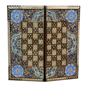 صفحه شطرنج خاتم کاری مدل تمام تذهیب کد T5010