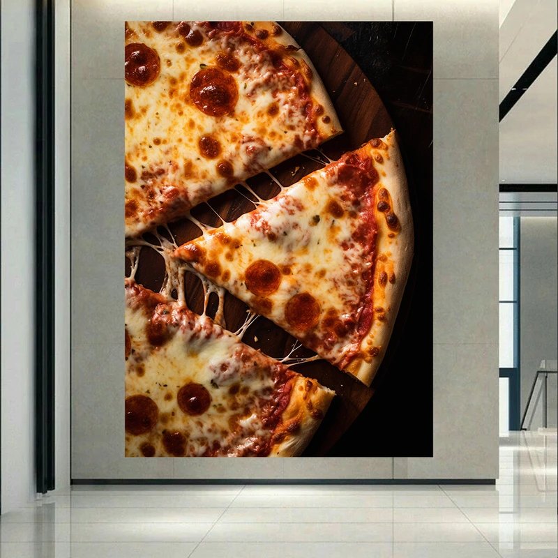  پوستر طرح بک لایت مدل پیتزا لذیذ کد AR32188
