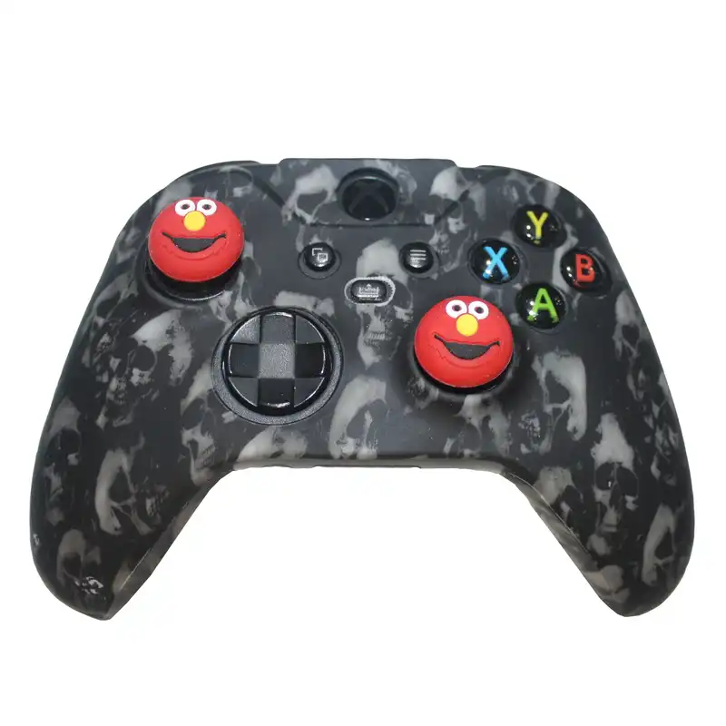 محافظ دسته ایکس باکس سری S/X مدل SMILEY skeleton به همراه روکش آنالوگ