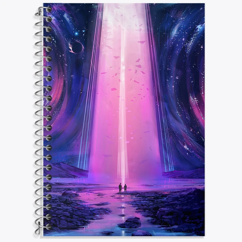 دفتر زبان 50 برگ خندالو مدل دو خط طرح عاشقانه (Love) کد F339