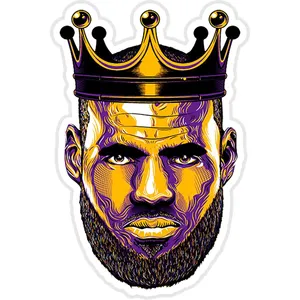 استیکر لپ تاپ طرح Lebron James lakers کد ST1108