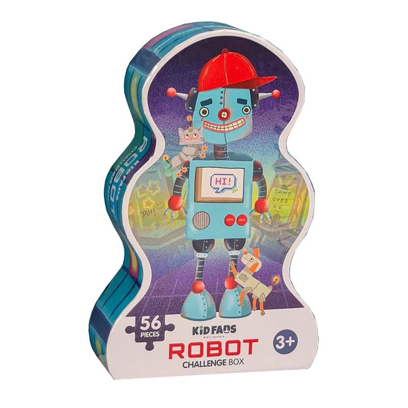 پازل 56 تکه کیدفنز مدل ربات کد 165549 مناسب 3 سال به بالا