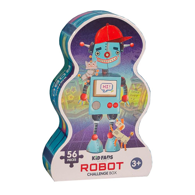پازل 56 تکه کیدفنز مدل ربات کد 165549 مناسب 3 سال به بالا