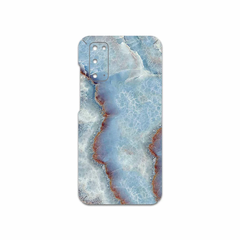 برچسب پوششی ماهوت مدل Blue Ocean Marble مناسب برای گوشی موبایل سامسونگ Galaxy S20