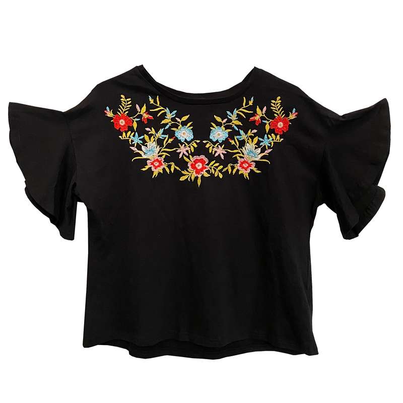 بلوز آستین کوتاه زنانه آیریس مدل AG334