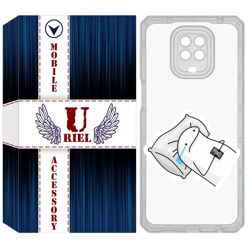 کاور یوریل قاب مدل Clear کد 81 طرح غمگین مناسب برای گوشی موبایل شیائومی Redmi Note 9S / Note 9 Pro / Note 9 Pro Max