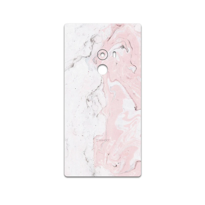 برچسب پوششی ماهوت مدل Blanco-Pink-Marble مناسب برای گوشی موبایل شیائومی Mi Mix