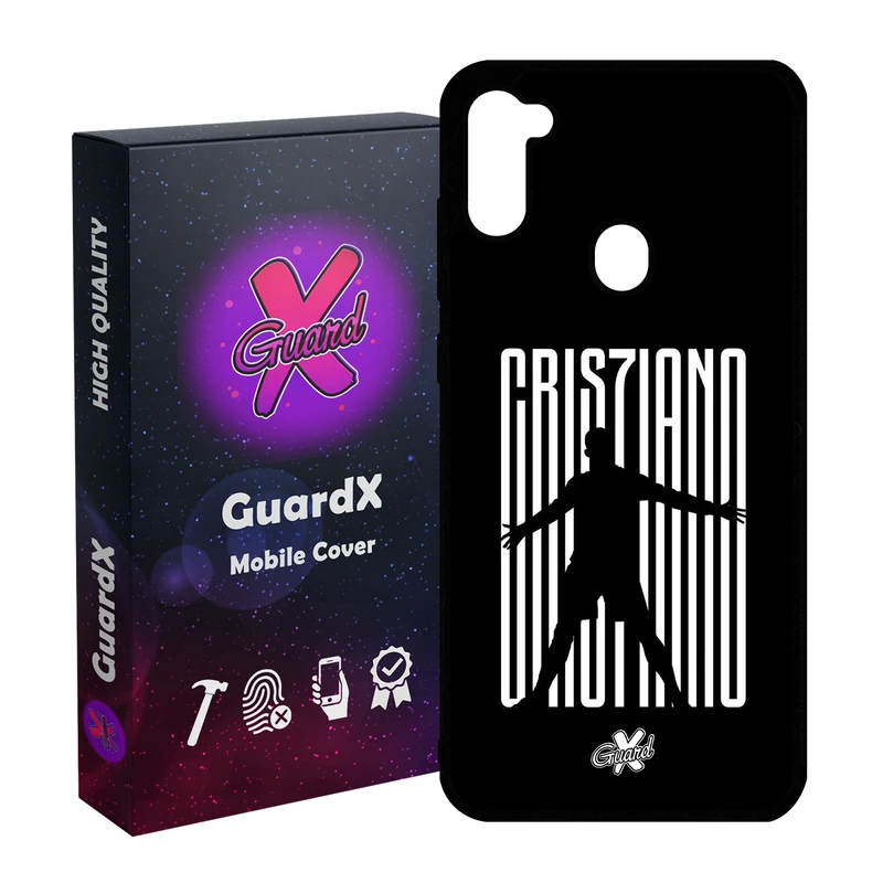کاور گارد ایکس طرح CR7 مدل Glass10115 مناسب برای گوشی موبایل سامسونگ Galaxy A11 / M11