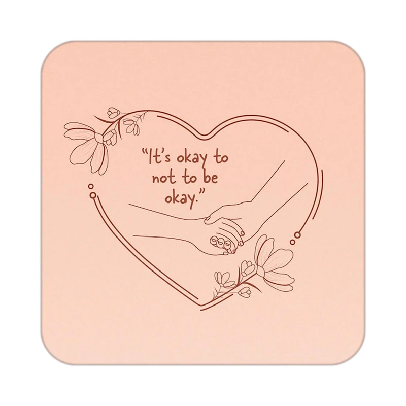 زیر لیوانی کاکتی طرح عاشقانه مدل mp38815