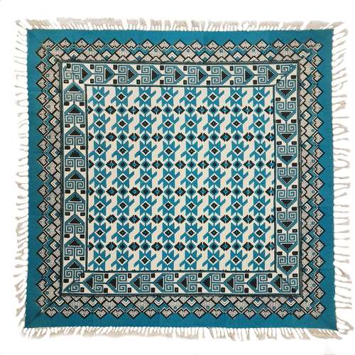 سفره قلمکار عطریان مدل ممتاز طرح گلیم کد G476