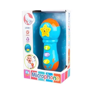  اسباب بازی چراغ خواب ومیکروفون موزیکال مدل microphone دوکاره