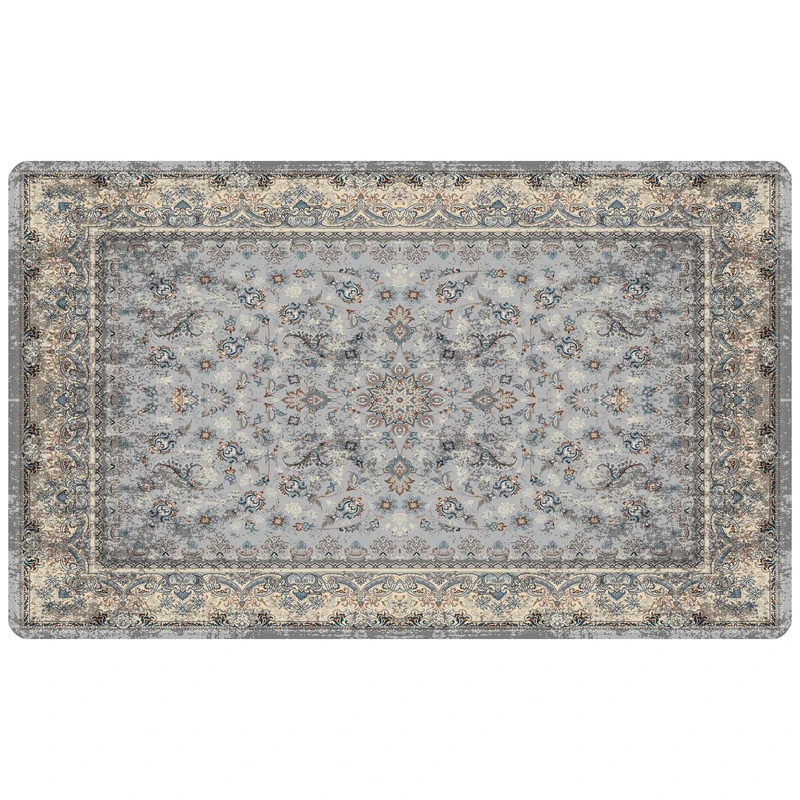  پادری طرح بندی اسلیمی فرش m4/214 سایز 46×76 سانتی متر 