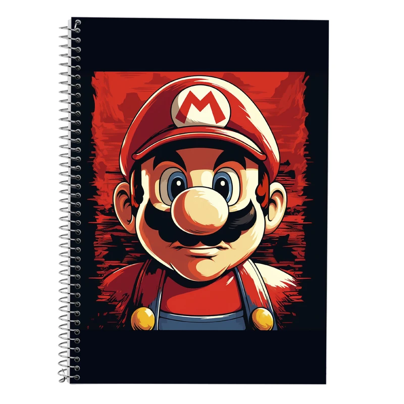 دفتر لغت 50 برگ مدوپد طرح سوپرماریو super mario کد DF2896