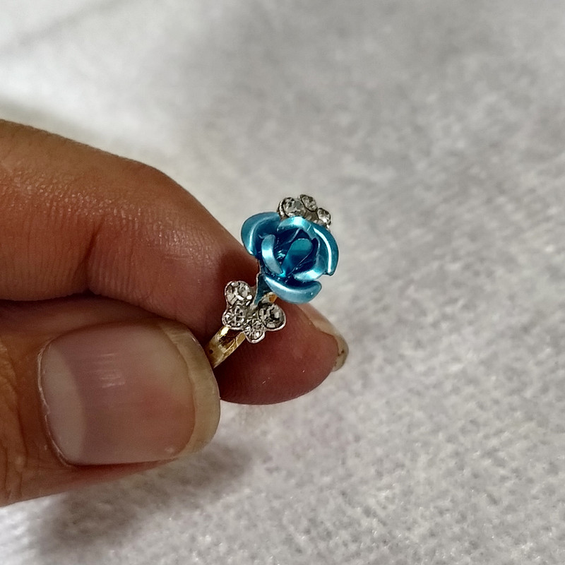 انگشتر دخترانه سلین کالا طرح گل رز مدل ce-ando17 انگشتر دخترانه سلین کالا طرح گل رز مدل ce-ando17